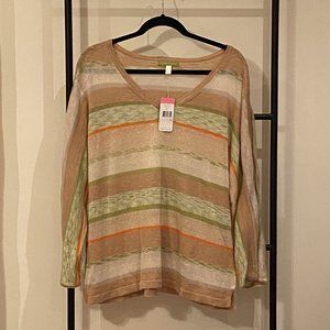 Sigrid Olsen Linen Blend Sweater